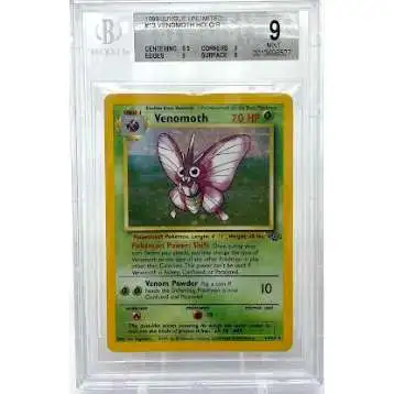 venomoth pokemon card (13) If you played Janine from your hand during this turn Pokemon Jungle Holo Rare Venomoth