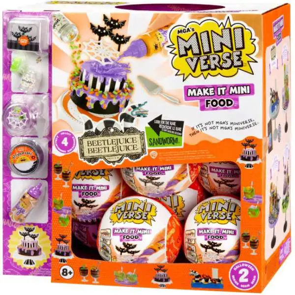 Miniverse Make It Mini Food HALLOWEEN BEETLEJUICE Mystery Box [15 Packs]