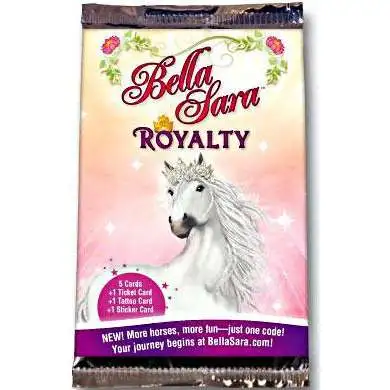 Bella Sara Collectible Card Game Royalty Booster Pack [5 Cards]