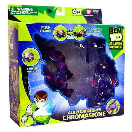 Ben 10 Alien Force Alien Creatures Chromastone Action Figure Set [Damaged Package]