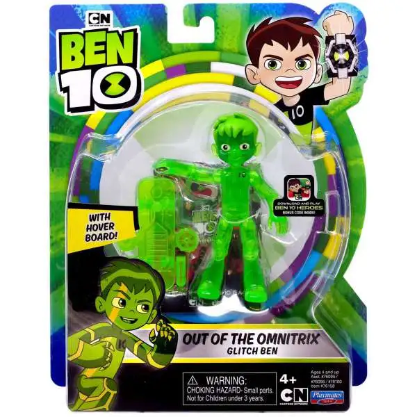 Ben 10 Out of the Omnitrix Glitch Ben Action Figure