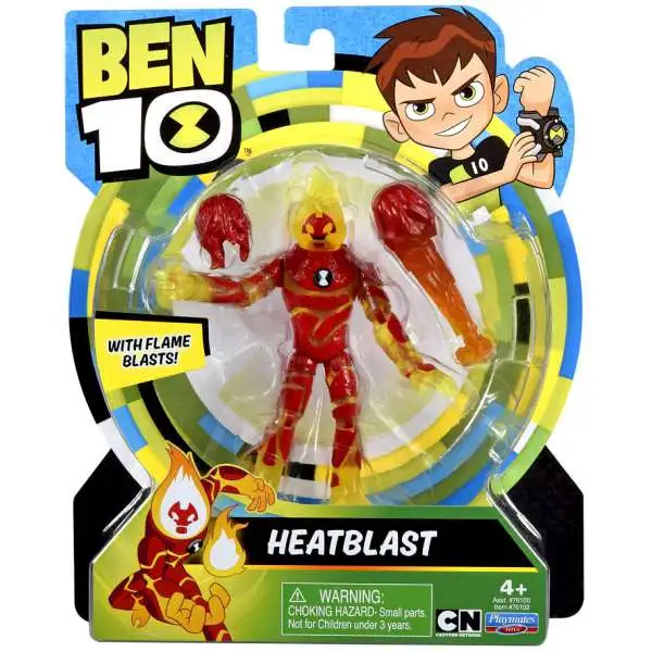 Ben 10 Basic Heatblast Action Figure [Flame Blasts]