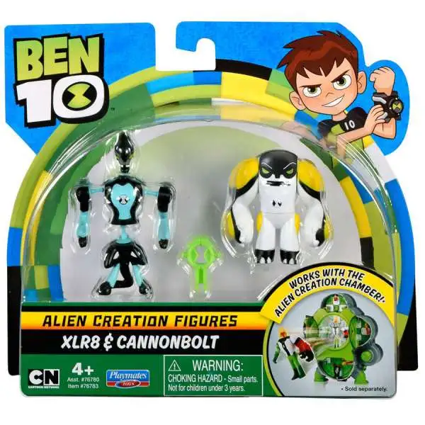 Ben 10 Alien Creation Figures XLR8 & Cannonbolt Mini Figure 2-Pack