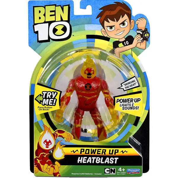Ben 10 Power Up Heatblast Deluxe Action Figure [Lights & Sounds]