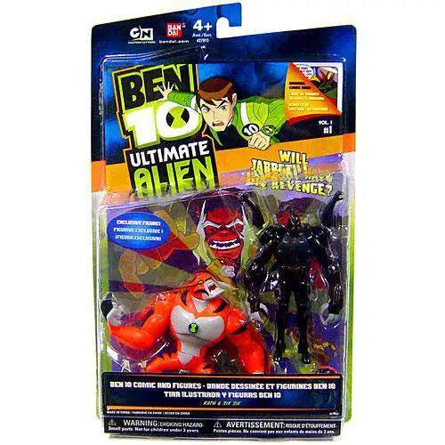 Ben 10 Ultimate Alien Comic Book Series Rath & Six Six Exclusive Action Figure 2-Pack