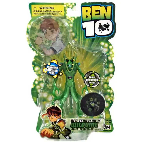 激レア　ベン10 ben10 ワイルドバイン　アクションフィギュア　アメリカ Ben 10 Alien Collection Series 1 WildVine 4 Action Figure Bandai
