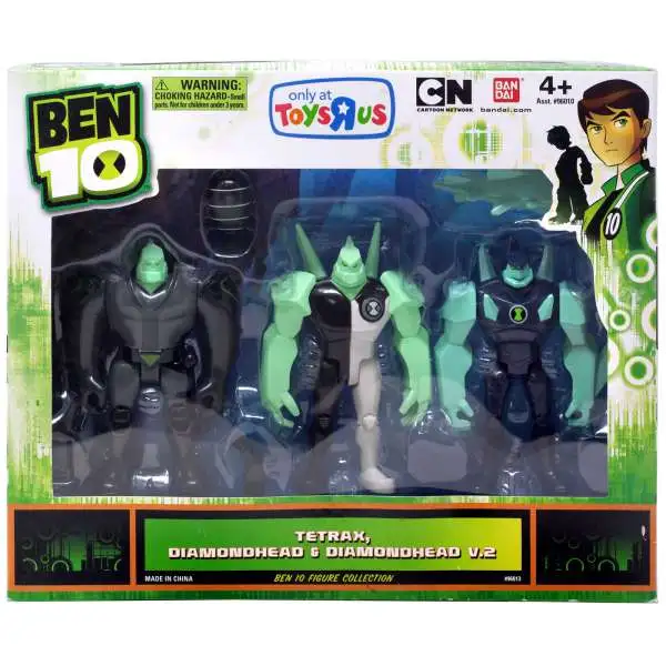 Ben 10 Tetrax, Diamondhead Diamondhead V.2 Exclusive 4 Action