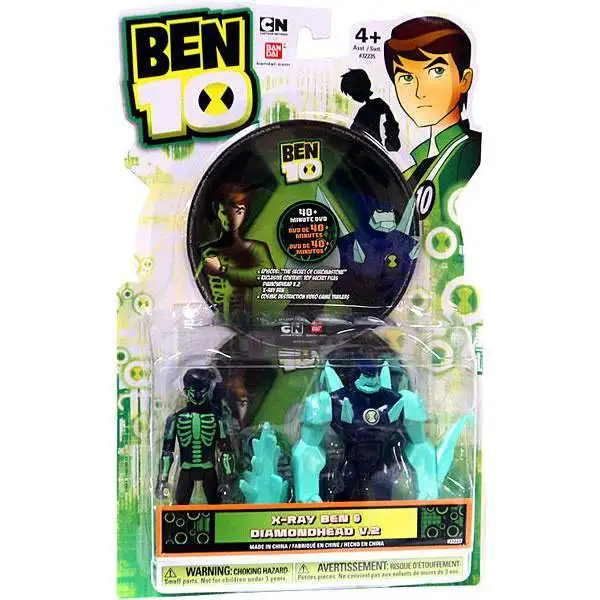 Ben 10 DVD Series X-Ray Ben & Diamondhead V.2 Action Figure 2-Pack