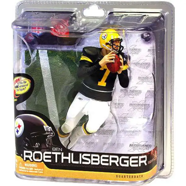 McFarlane Toys NFL Pittsburgh Steelers Sports Picks Football Series 28 Ben Roethlisberger Action Figure [Retro Jersey]