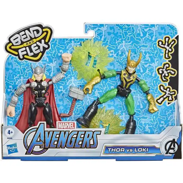 Marvel Avengers Bend & Flex Thor vs. Loki Action Figure 2-Pack