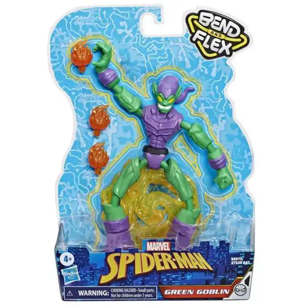 Marvel Spider-Man Bend & Flex Green Goblin Action Figure