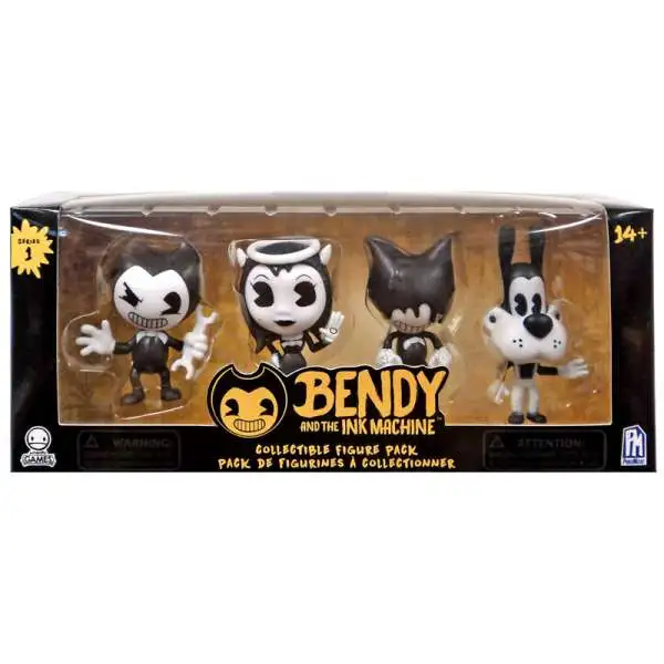 Bendy and the Ink Machine Bendy, Alice, Ink Bendy & Boris Mini Figure 4-Pack