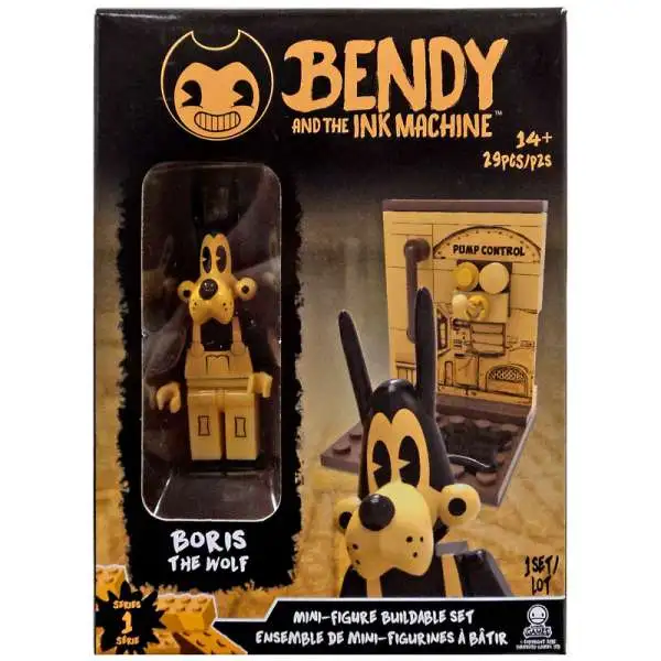 Bendy and the Ink Machine Mini Figure Boris the Wolf Buildable Set