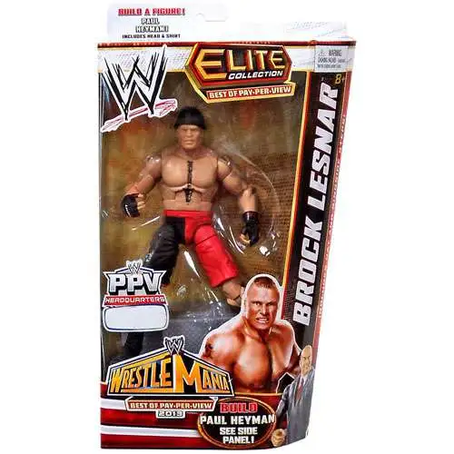 WWE Wrestling Elite Collection Best of Pay Per View Brock Lesnar Exclusive Action Figure [Build Paul Heyman]