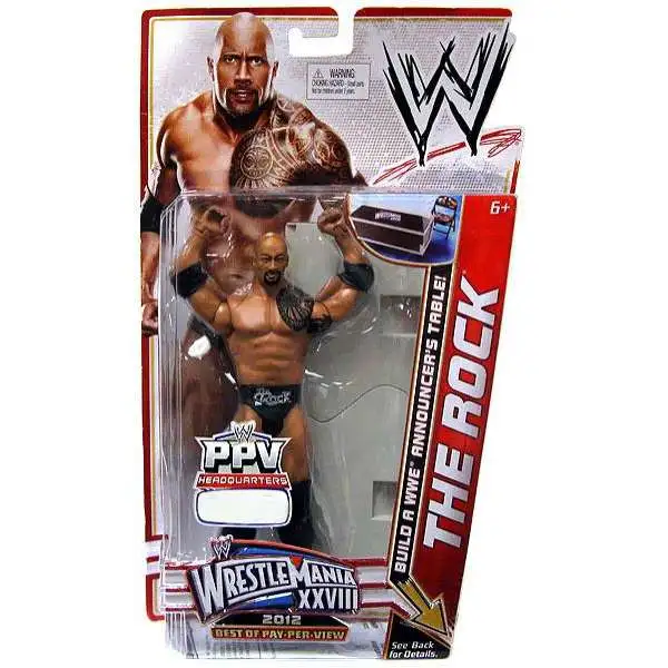 WWE Wrestling Best of PPV 2012 Rock Exclusive Action Figure