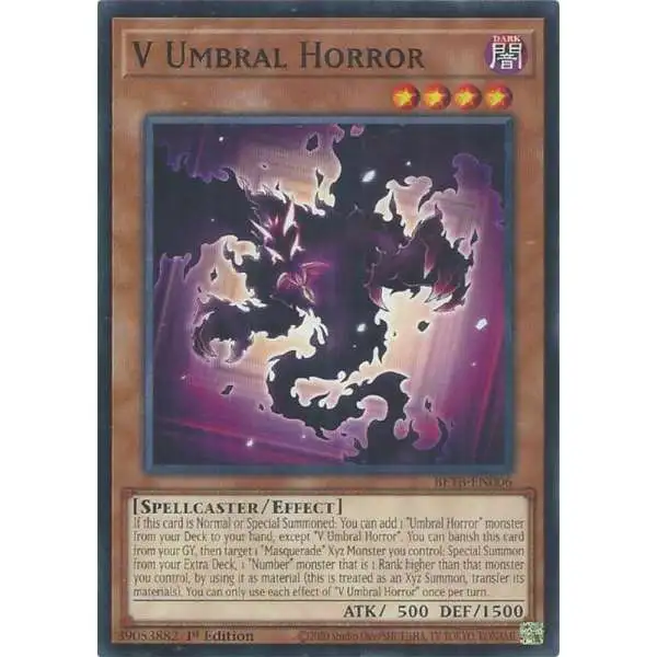 YuGiOh Trading Card Game Beyond the Brave Common V Umbral Horror BETB-EN006