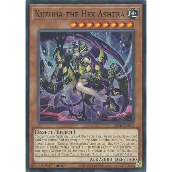 YuGiOh Trading Card Game Beyond the Brave Common Kuzuha the Hex Ashtra BETB-EN010