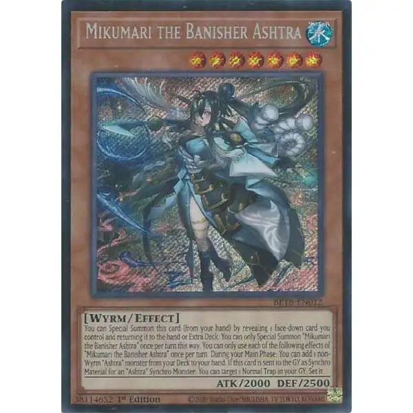 YuGiOh Trading Card Game Beyond the Brave Secret Rare Mikumari the Banisher Ashtra BETB-EN012