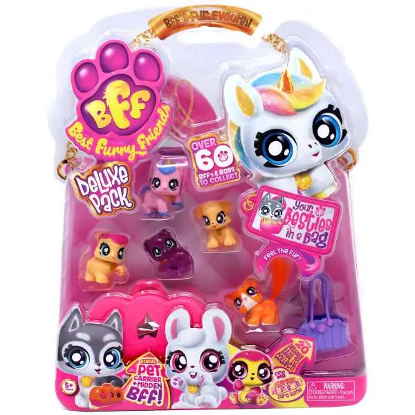 BFF Best Furry Friends Deluxe Pack Purple Jelly Rocket Mini Figure 6-Pack
