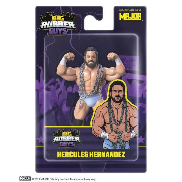 Big Rubber Guys WWE Wrestling Hercules Hernandez Action Figure (Pre-Order ships June)