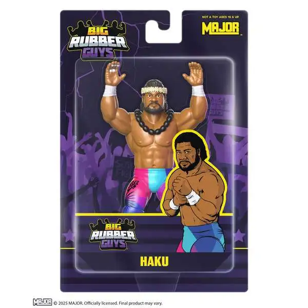 Big Rubber Guys WWE Wrestling Haku Action Figure (Pre-Order ships May)