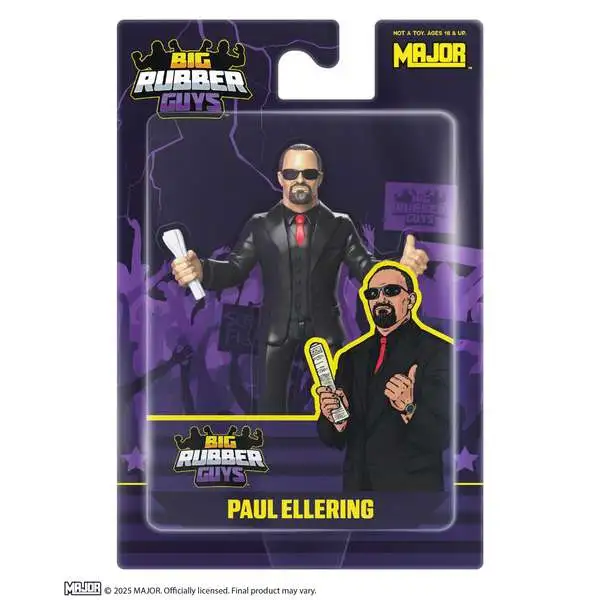 Big Rubber Guys WWE Wrestling Paul Ellering Action Figure (Pre-Order ships June)