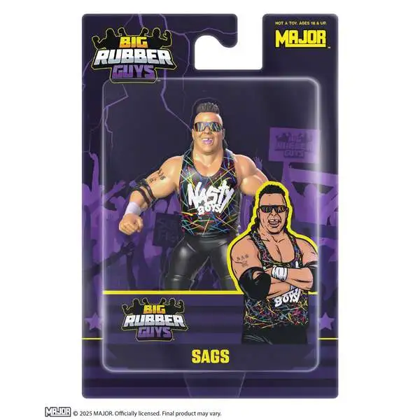 Big Rubber Guys WWE Wrestling Sags Action Figure [Nasty Boys] (Pre-Order ships June)