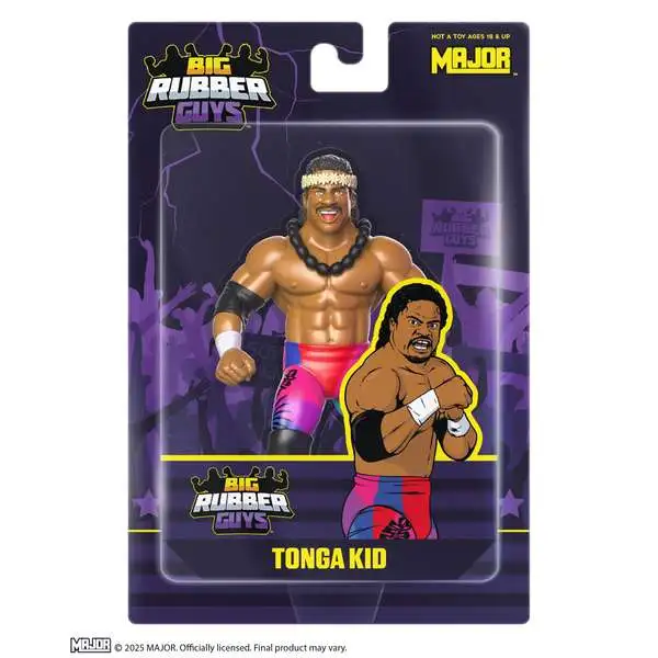 Big Rubber Guys WWE Wrestling Tonga Kid Action Figure (Pre-Order ships April)