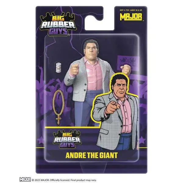 Big Rubber Guys WWE Wrestling Andre the Giant Action Figure [Suited] (Pre-Order ships June)