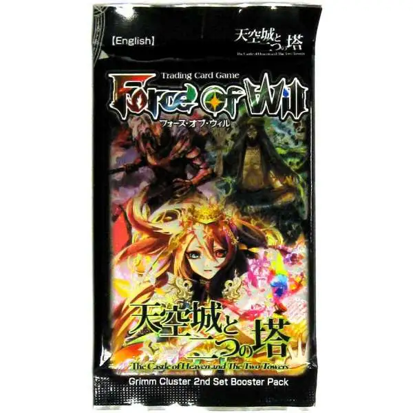 Force of Will Grimm Cluster Set 2 The Castle of Heavens and the Two Towers Booster Pack [10 Cards]