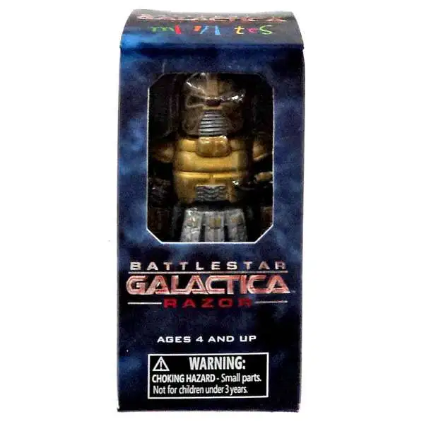 Battlestar Galactica MiniMates Gold Cylon Warrior Minifigure