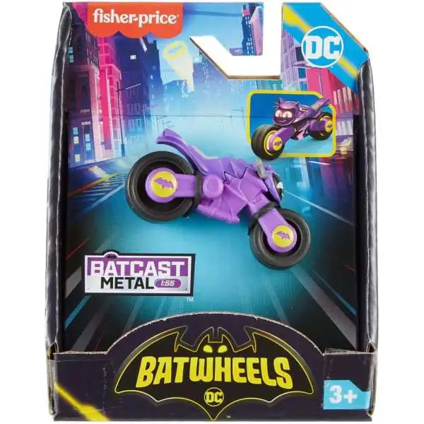 Fisher-Price DC Batwheels Bibi the Batgirl Cycle Diecast Vehicle - 1:55  Scale