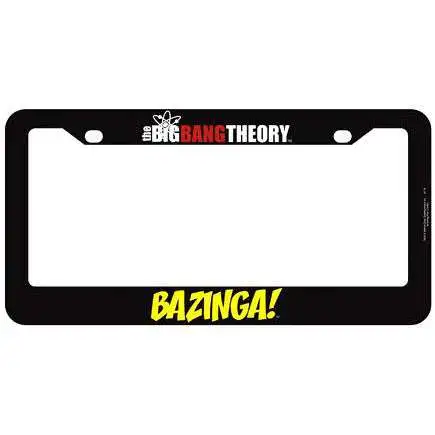 The Big Bang Theory BAZINGA! License Plate Frame