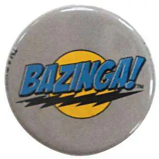 Funko The Big Bang Theory Bazinga! Logo Pin [Gray]