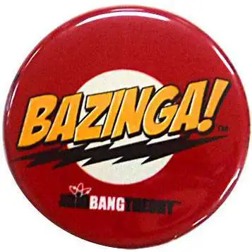 Funko The Big Bang Theory Bazinga! Logo Pin [Red]