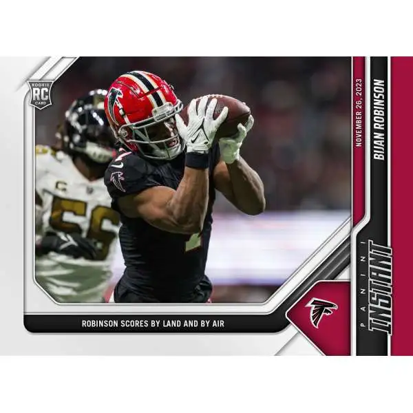 NFL Atlanta Falcons 2023 Panini Instant Football Bijan Robinson #59 [Rookie, Scores by Land and by Air]