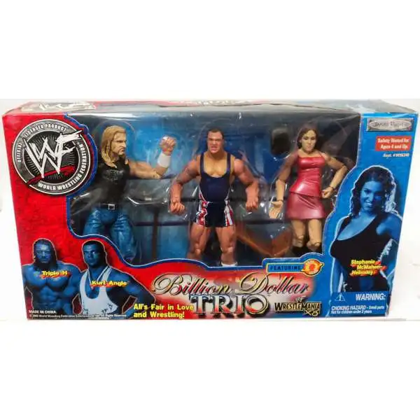 WWF WWE ハイフライヤー プロレス アメリカ 選手 フィギュア 3体セット WWE Wrestling WWF WWF Wrestling Billion 6 Action Figure 3-Pack