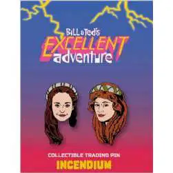 Bill & Ted's Excellent Adventure The Princesses 2-Inch Set of 2 Lapel Pins