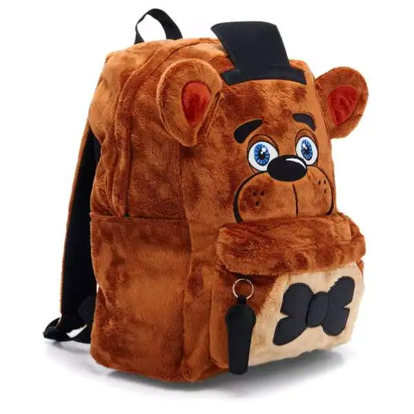 Five Nights at Freddy's Figural Fuzzy Freddy 17-Inch Backpack