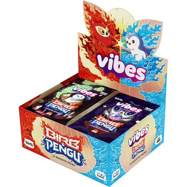 Pudgy Penguins Trading Card Game Vibes Birb & Pengu Booster Box [24 Packs] (Pre-Order ships June)