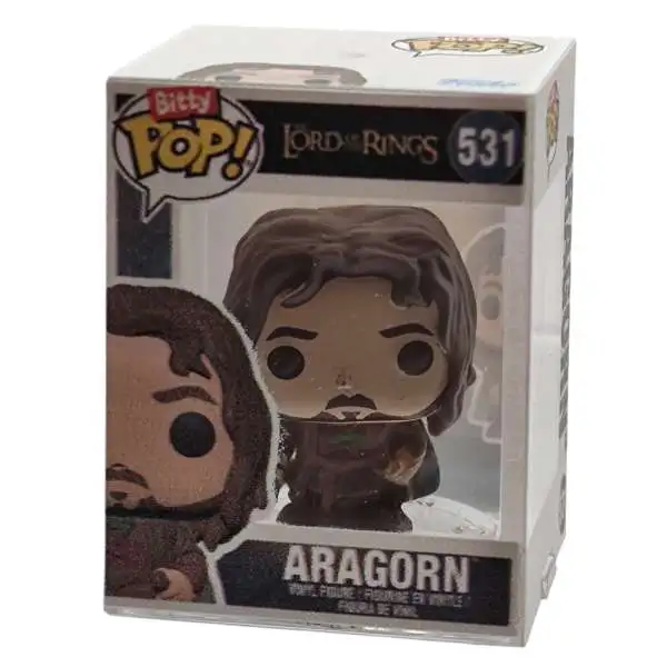 Funko The Lord of the Rings Bitty POP! Aragorn 1-Inch 1/3 Micro Figure #531 [Loose]