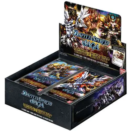 Battle Spirits Saga Trading Card Game Dawn of History Booster Box BSSB01 [24 Packs]