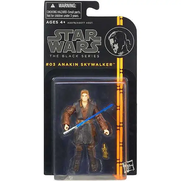Star Wars Attack of the Clones Black Series Wave 1 Anakin Skywalker Action Figure #03 [Loose]
