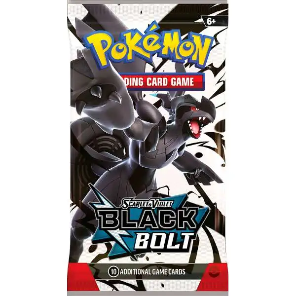 Pokemon Scarlet & Violet Black Bolt Booster Pack [ENGLISH, 10 Cards]