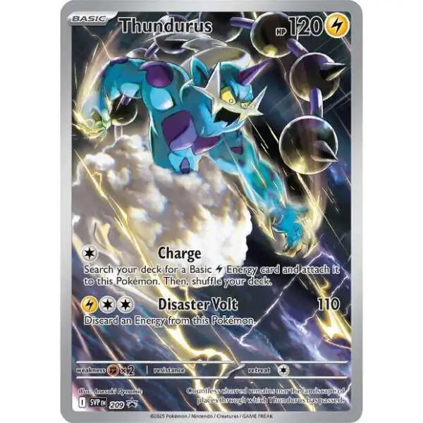 Pokemon Scarlet & Violet Black Bolt Thundurus SVP209
