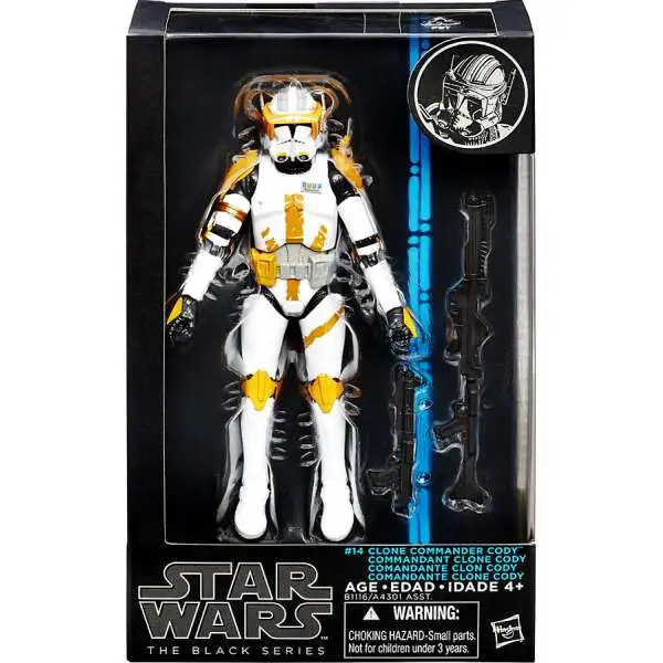 Star Wars Attack of the Clones Black Series Wave 9 Commander Cody Action Figure