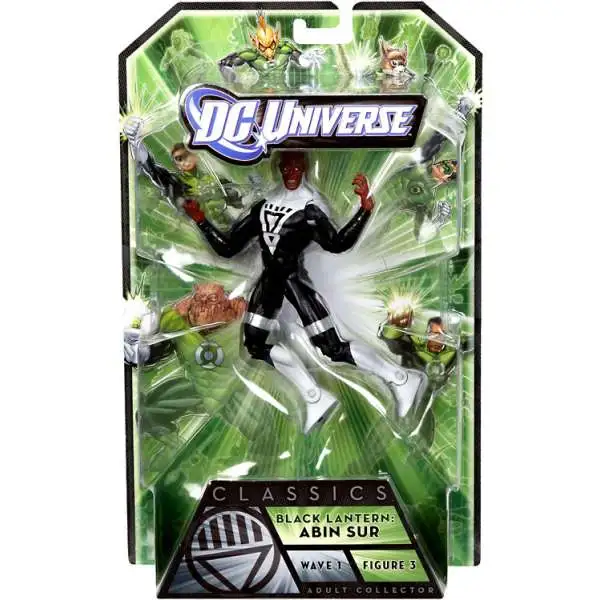 DC Universe Green Lantern Classics Series 1 Abin Sur Action Figure [Black Lantern]