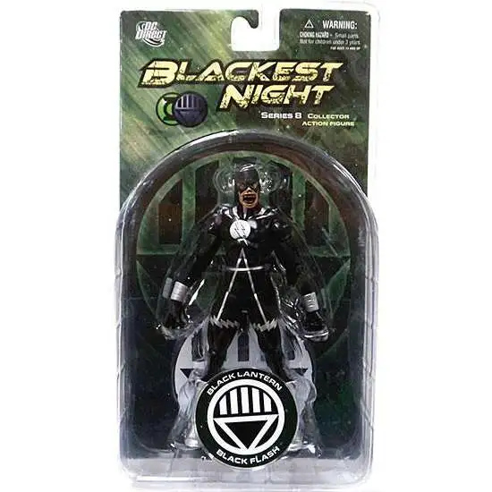 DC Green Lantern Blackest Night Series 8 Black Lantern Black Flash Action Figure