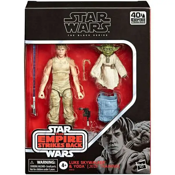Star Wars Black Series Luke Skywalker & Yoda (Jedi Training) Deluxe Action Figure 2-Pack