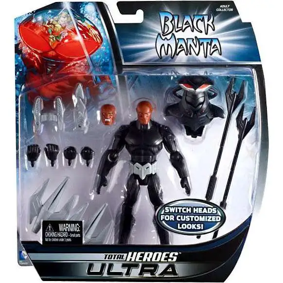 DC Total Heroes Ultra Black Manta Exclusive Action Figure
